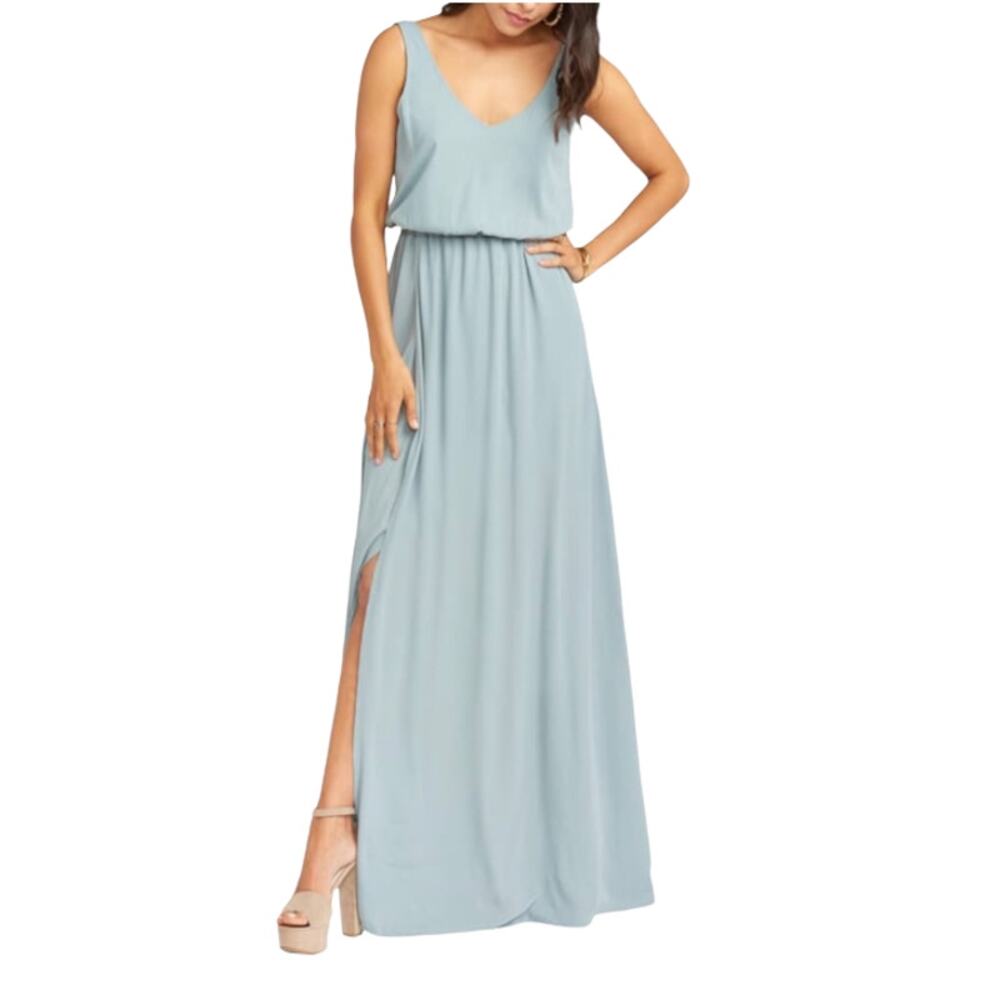 Show Me Your Mumu Sage Green Maxi Dress Size Extra Small